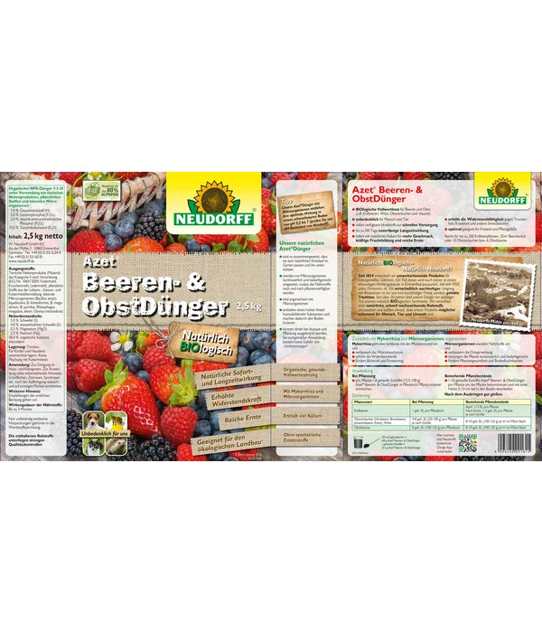 Neudorff® Azet® Beeren- Und Obstdünger 4 Neudorff® Azet® Beeren- Und Obstdünger - Image 2