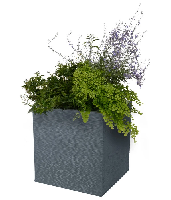 EDA-plastiques Kunststoff-Topf Graphit, Gerillt 4 EDA-plastiques Kunststoff-Topf Graphit, Gerillt - Image 2