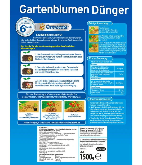Substral® Osmocote® Langzeit Depotdünger Balkonblumen 5 Substral® Osmocote® Langzeit Depotdünger Balkonblumen – Bild 3