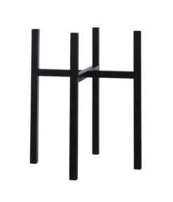 Kunststoff-Pflanzenständer Ascot, Schwarz, Ca. H50 Cm