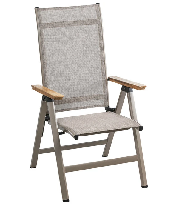 Dehner Klappsessel Cleveland, Hellbraun 3 Dehner Klappsessel Cleveland, Hellbraun