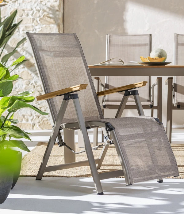 Dehner Relaxsessel Cleveland, Hellbraun 6 Dehner Relaxsessel Cleveland, Hellbraun - Image 4