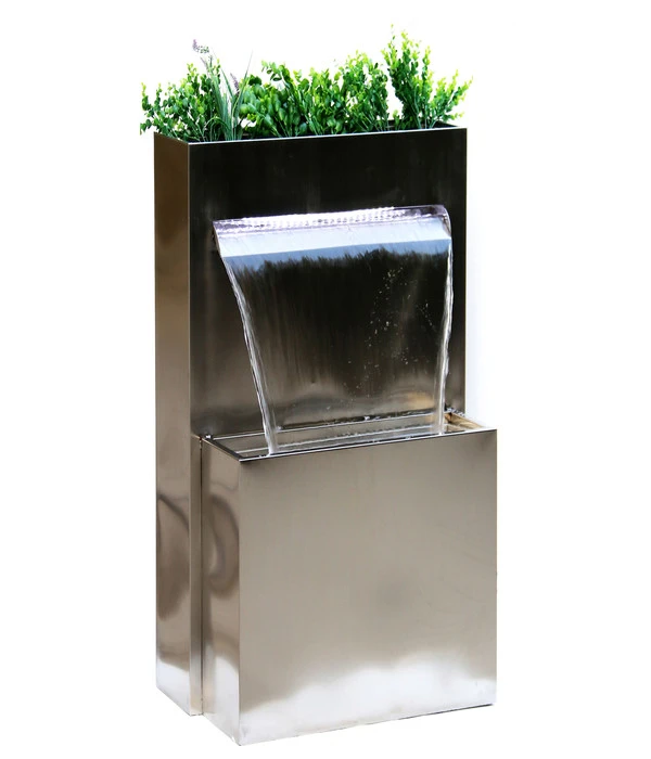 Dehner Edelstahl-Gartenbrunnen Dallas, Ca. H89 Cm 4 Dehner Edelstahl-Gartenbrunnen Dallas, Ca. H89 Cm - Image 2