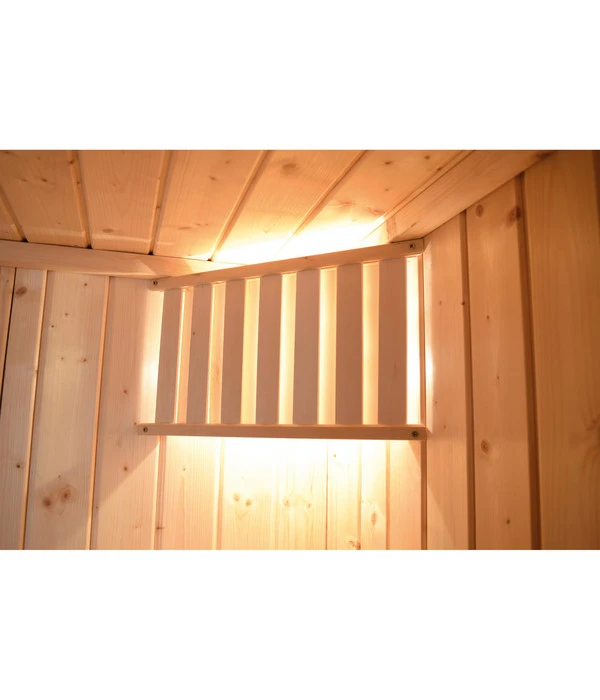 Weka Sauna Valida Plus Mit Glastür Und Fenster Inkl. Ofen, Ca. B189/H204/T172 Cm 13 Weka Sauna Valida Plus Mit Glastür Und Fenster Inkl. Ofen, Ca. B189/H204/T172 Cm - Image 11