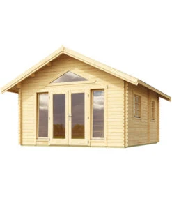 Lasita Maja Blockbohlenhaus Caroline 2.2, Ca. B675/H330,6/T489,9 Cm