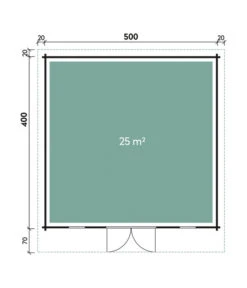 Wolff Finnhaus Gartenhaus Trondheim 44-F -Gartenserien Verkaufsgeschäft 6930127 WE DE 001 FinnhausBBHTrondheim44F