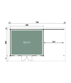 Wolff Finnhaus Gartenhaus Trondheim 70-D XL, Inkl. Lounge Rechts -Gartenserien Verkaufsgeschäft 6931604 WE DE 001 FinnhausGartenhausTrondheim70 DXLLoungerechts