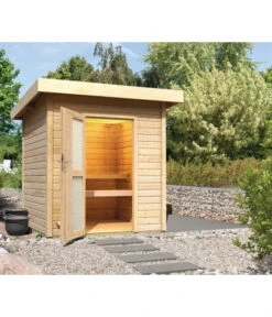Wolff Finnhaus Saunahaus Lenja 40, Inkl. Ofen, Ca. B232/H226/T226 Cm -Gartenserien Verkaufsgeschäft 6934343 WE MO 001 FinnhausSaunahausLenja