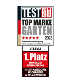 Vitavia Hochbeet Faunus 2 -Gartenserien Verkaufsgeschäft Siegel VitaviaHochbeeteundPflanztische